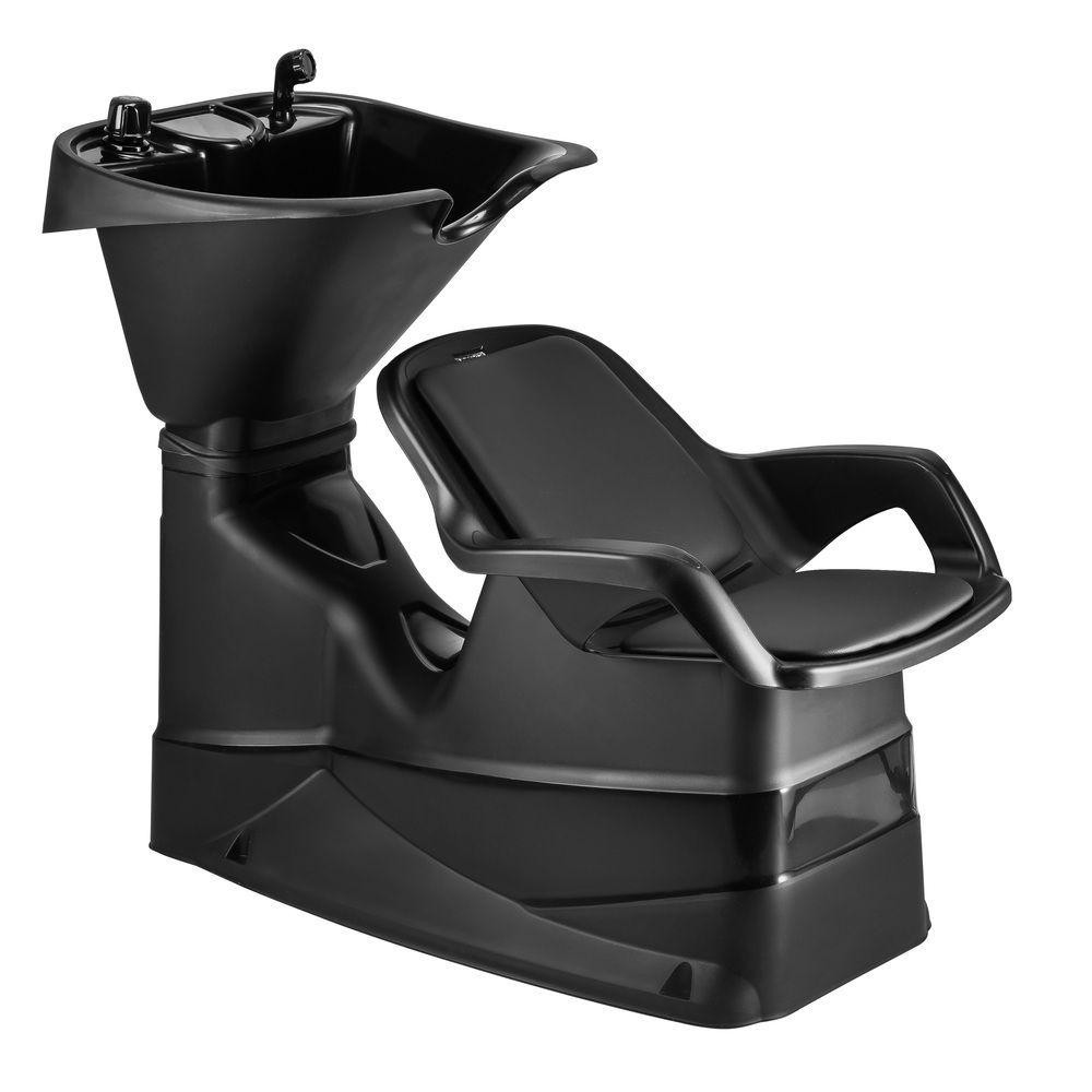 Lavatório Cabeleireiro Cuba Reclinável Salão Preto Dompel em Oferta na Shopee