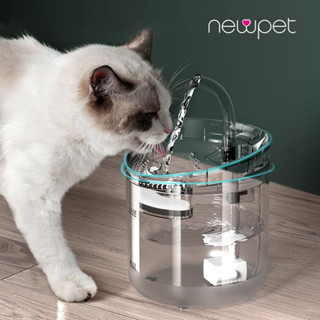 Dispensador de água para gatos com elemento de filtro dispensador automático de água para ...