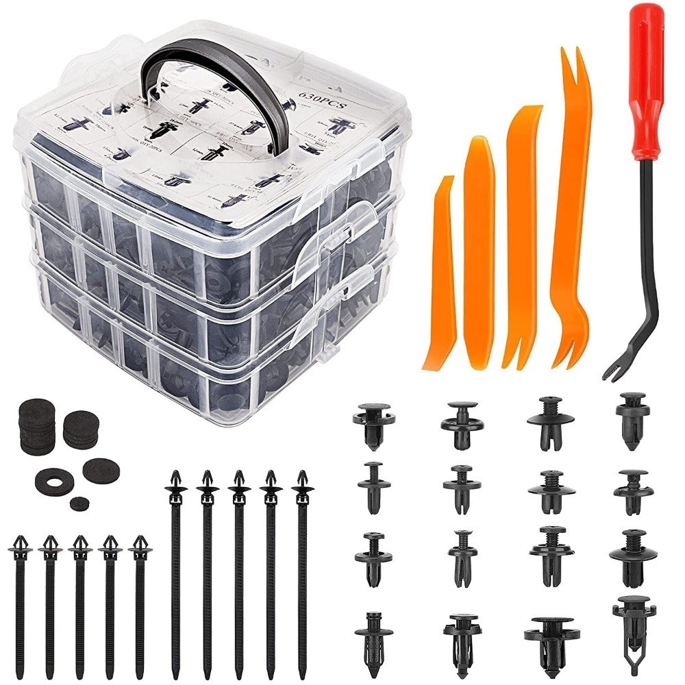 Jogo Kit 795 Grampos Presilhas Reparo Automotivo Universal em Oferta na Shopee