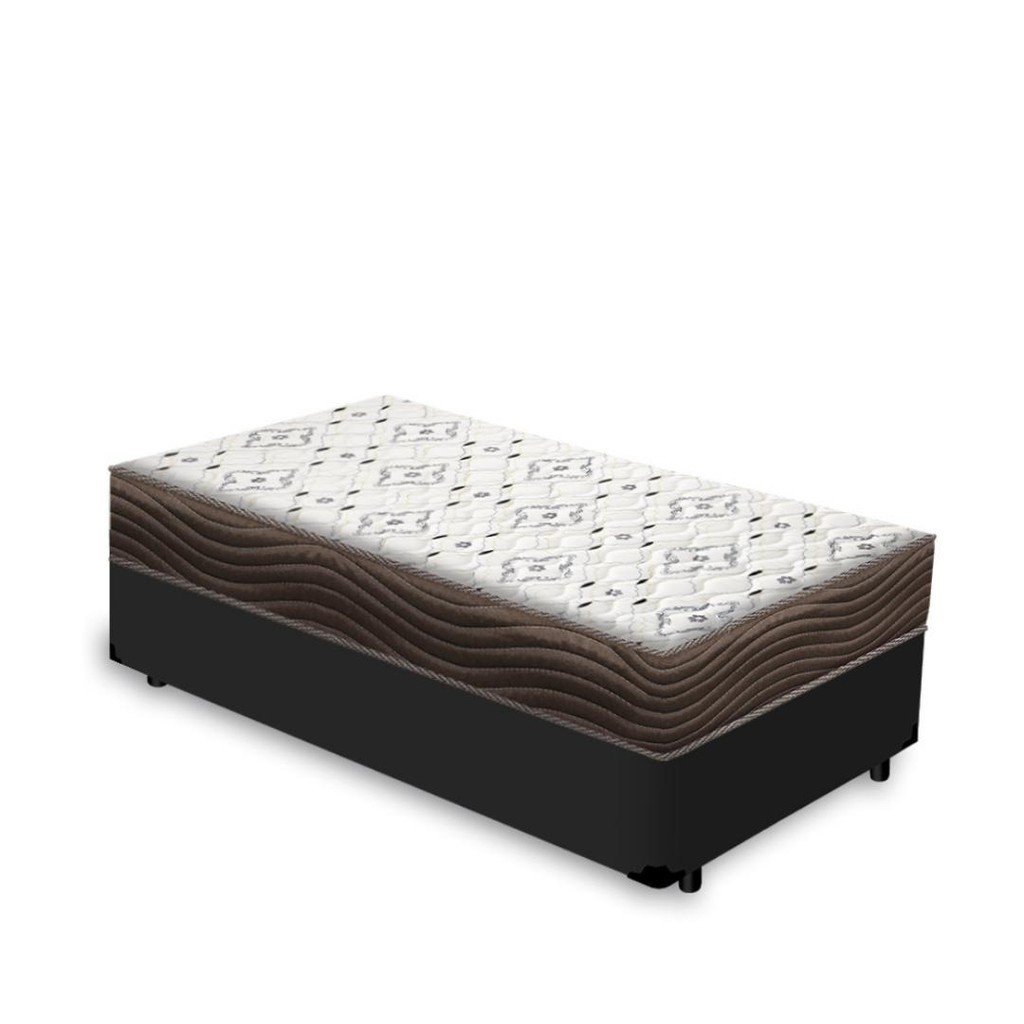 Cama Box com Colchão de Espuma D45 Ortobom Iso 150 Solteiro 88cm em Oferta na Shopee