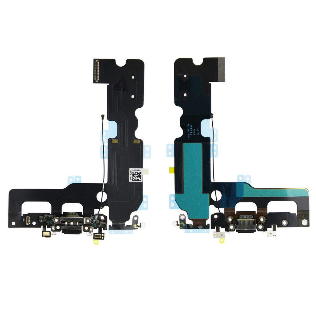 Flex De Carga Dock Microfone Para Iphone 7 Plus Preto