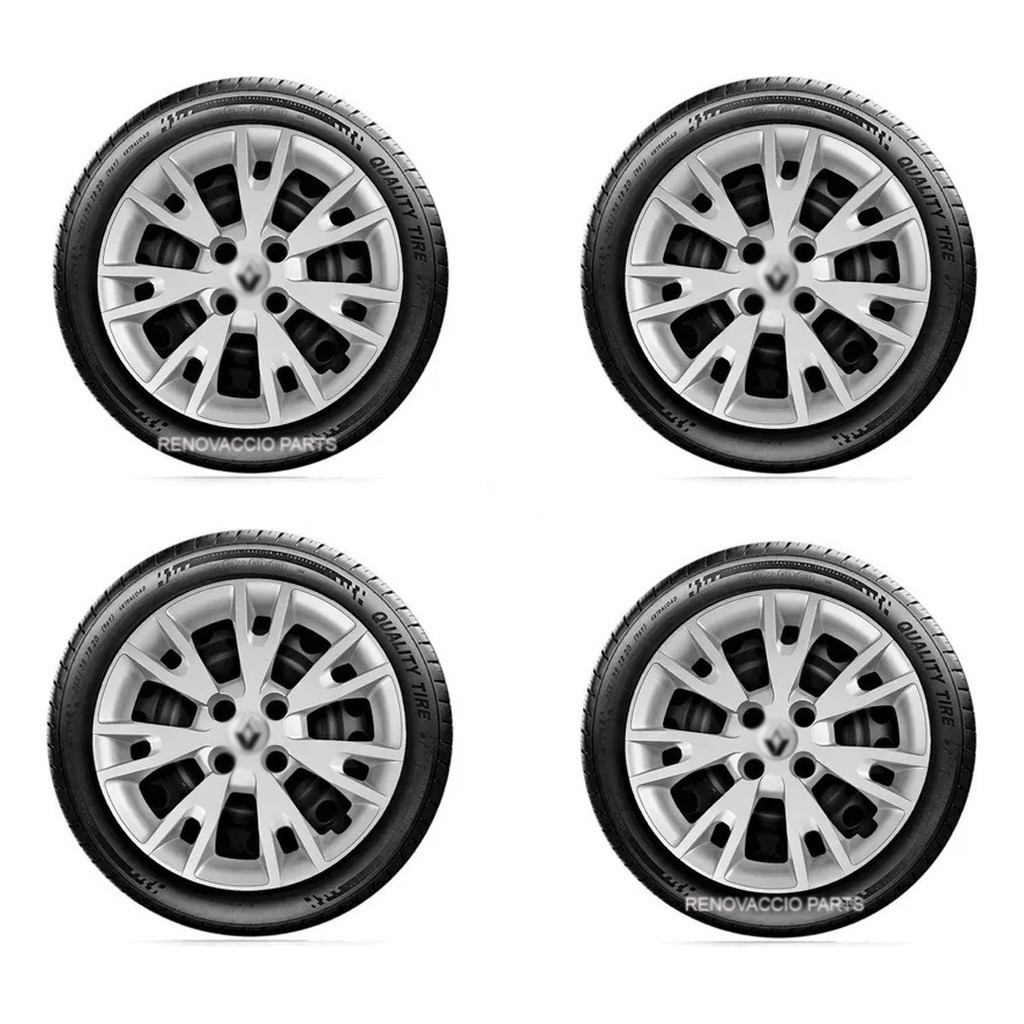 Jg Calotas Aro 15 Renault Sandero Logan 2018 2019 2020