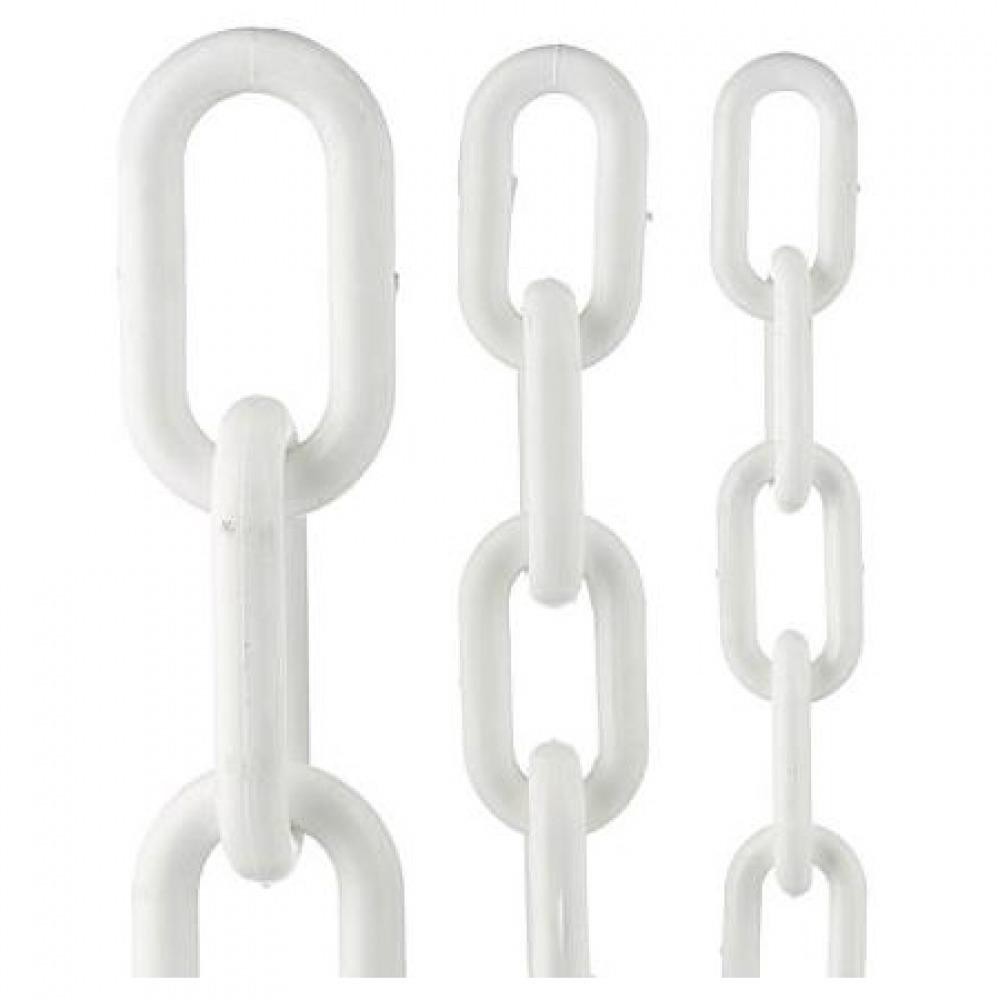 CORRENTE PLASTICA 10MM BRANCA  1 METRO em Oferta na Shopee