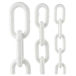 CORRENTE PLASTICA 10MM BRANCA  1 METRO em Oferta na Shopee