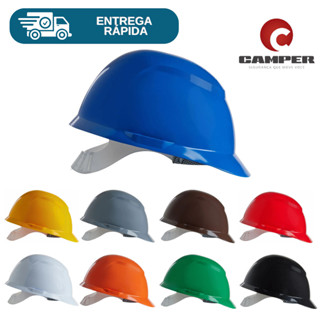 Capacete De Segurança Com Carneira Obra Proteção Trabalho Epi Eletricista Engenheiro Avant Camper em Oferta na Shopee