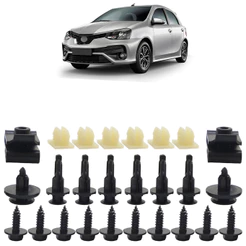 Kit Grampo Presilha Etios Hatch 2012 2013 2014 2015 2016 2017 A 2021 Parachoque Dianteiro 26 Peças