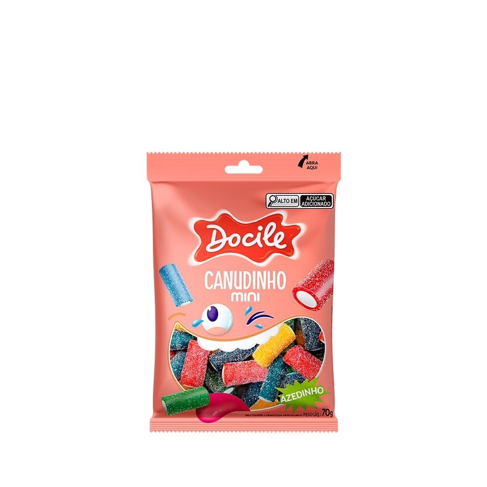 Canudinho Mini 70g - Docile em Oferta na Shopee