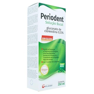 PERIODENT SEM ÁLCOOL COM 250ML SABOR MENTA em Oferta na Shopee