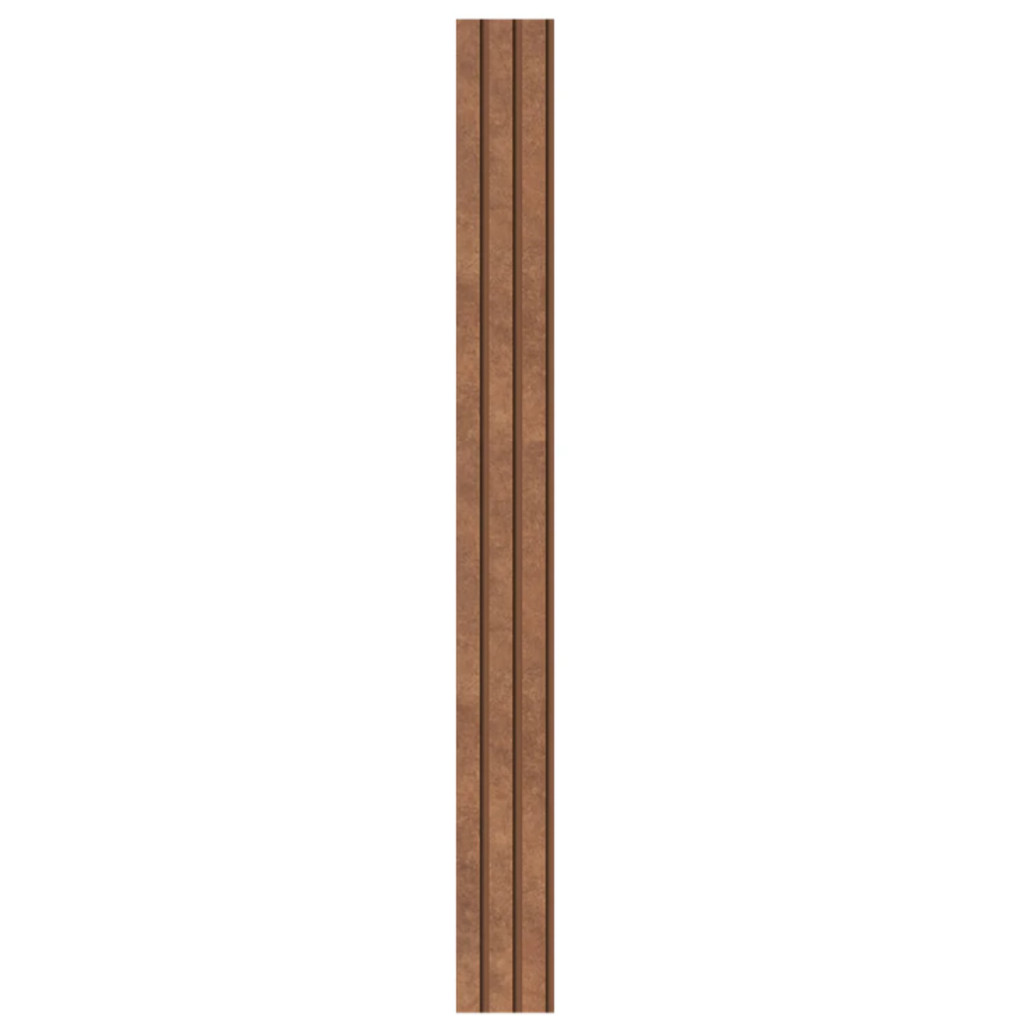 Eva Rodape Meia Parede Ripado Laminado 10cm x 1,1 m- Urban Bronze