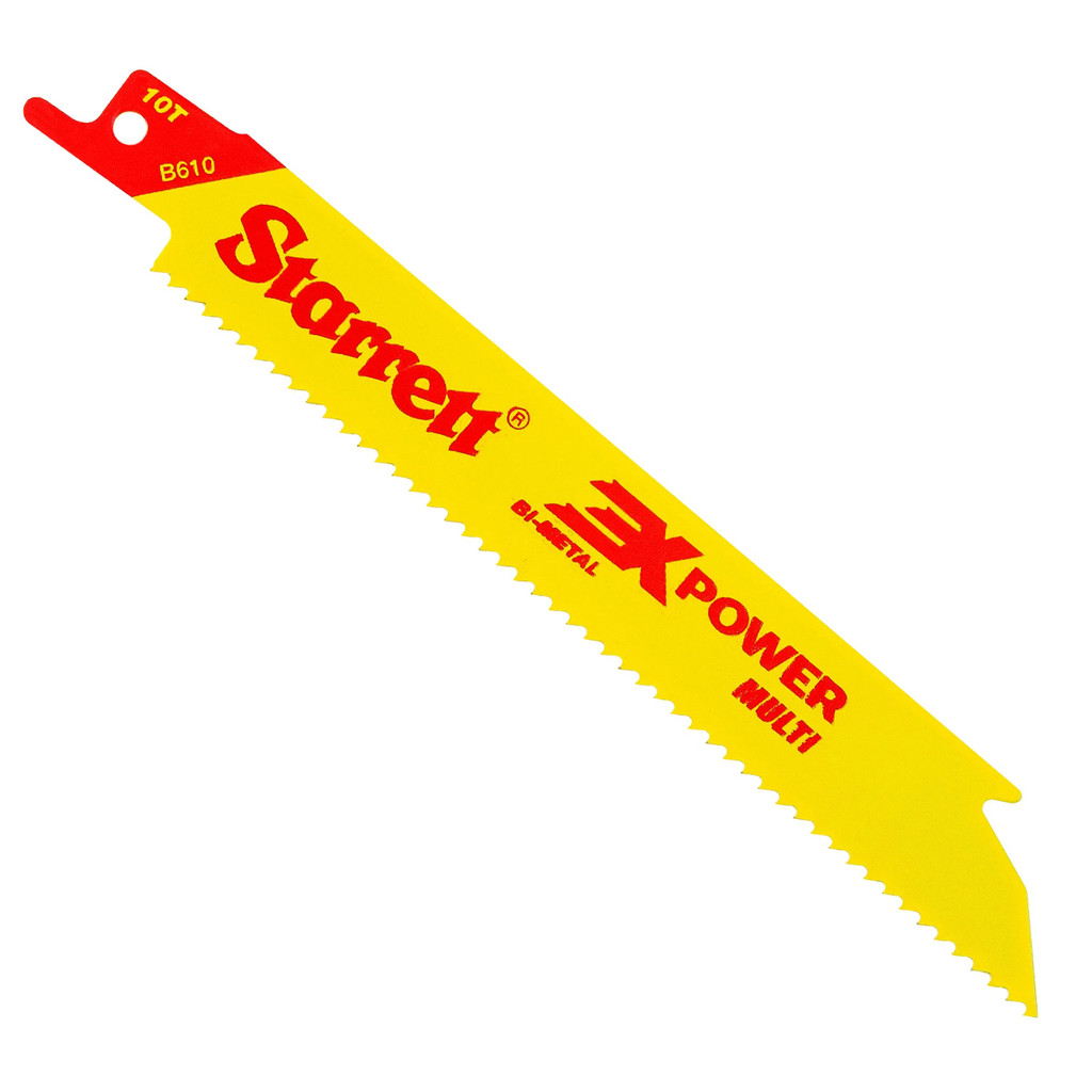 Lâmina Serra Sabre 6" Starrett Multiuso 150mm 10 Dentes Bi-Metal B610
