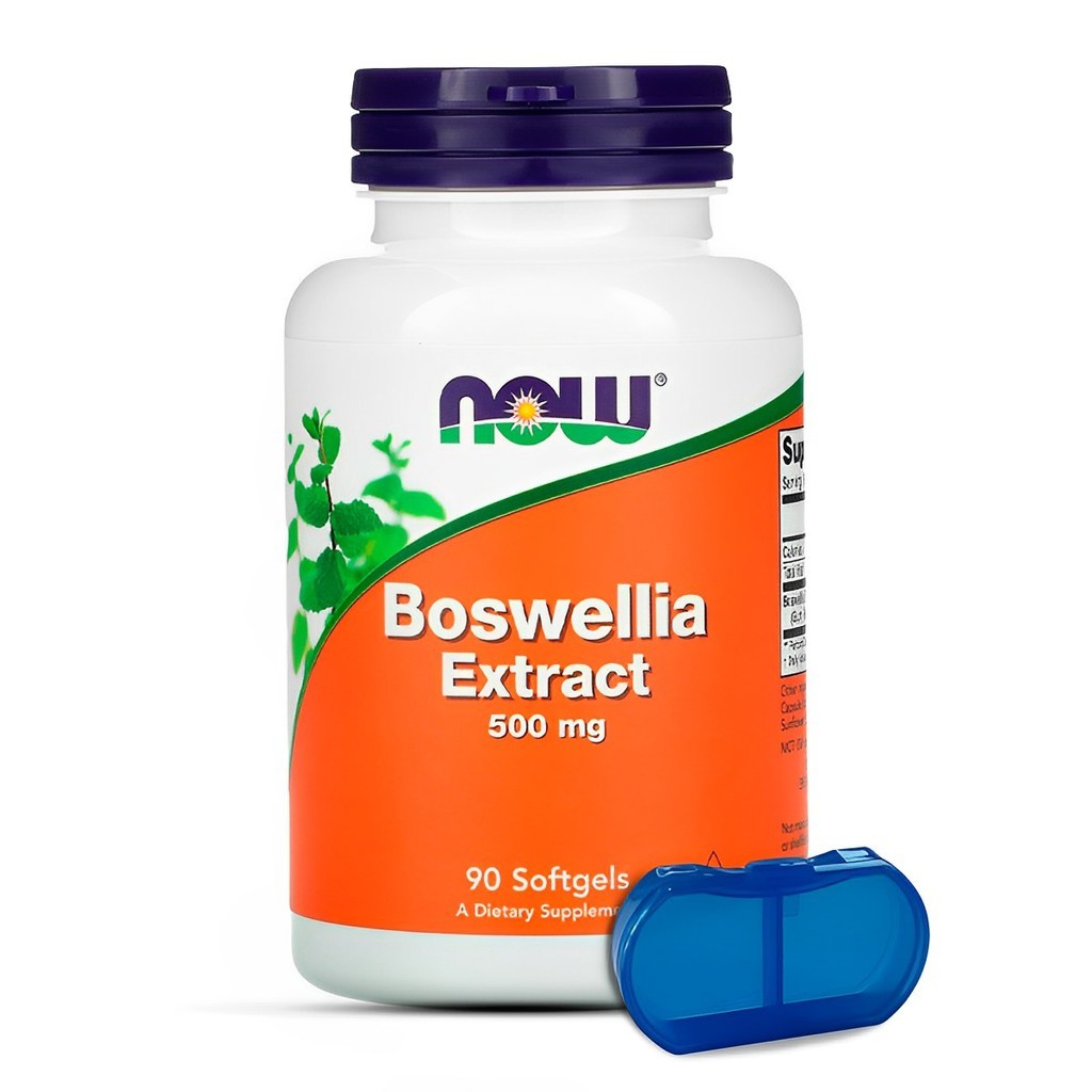 Extrato de Boswellia 500mg Now Foods 90Soft + Porta Cápsulas em Oferta na Shopee
