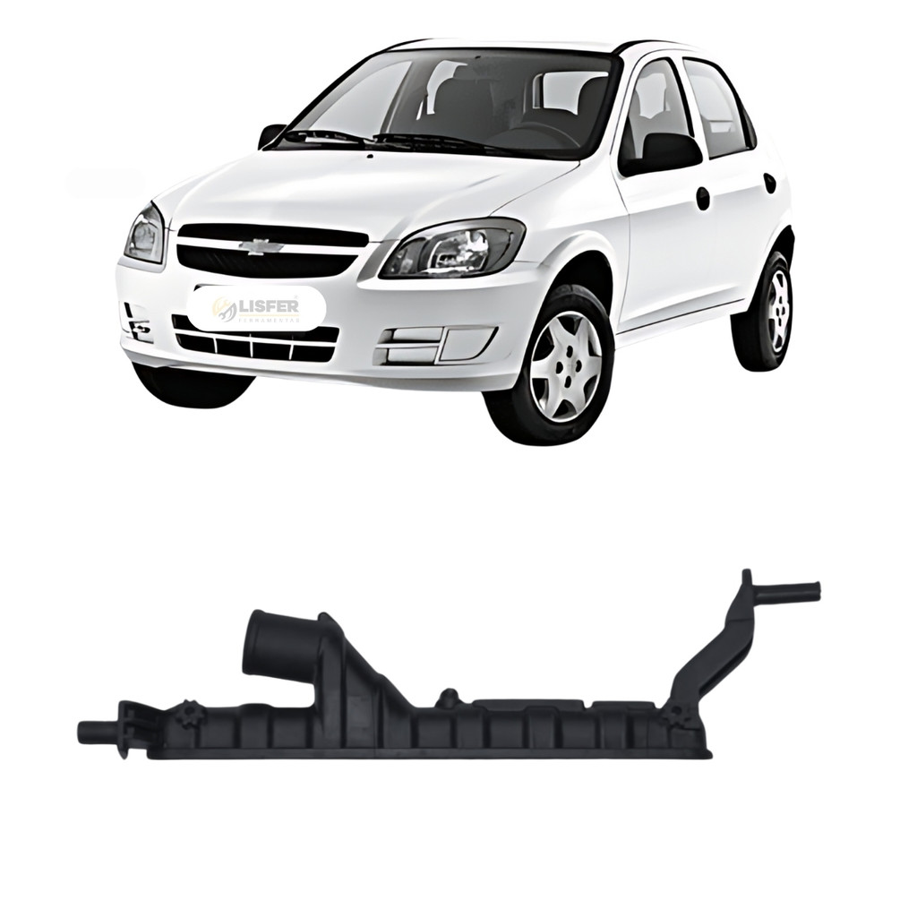 Caixa Radiador Gm Celta Inferior Com Ar 2001 2002 2003 2004 2005