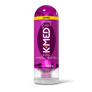 Gel para Massagem e Lubrificante Íntimo - K-Med 2 em 1 | 203g em Oferta na Shopee