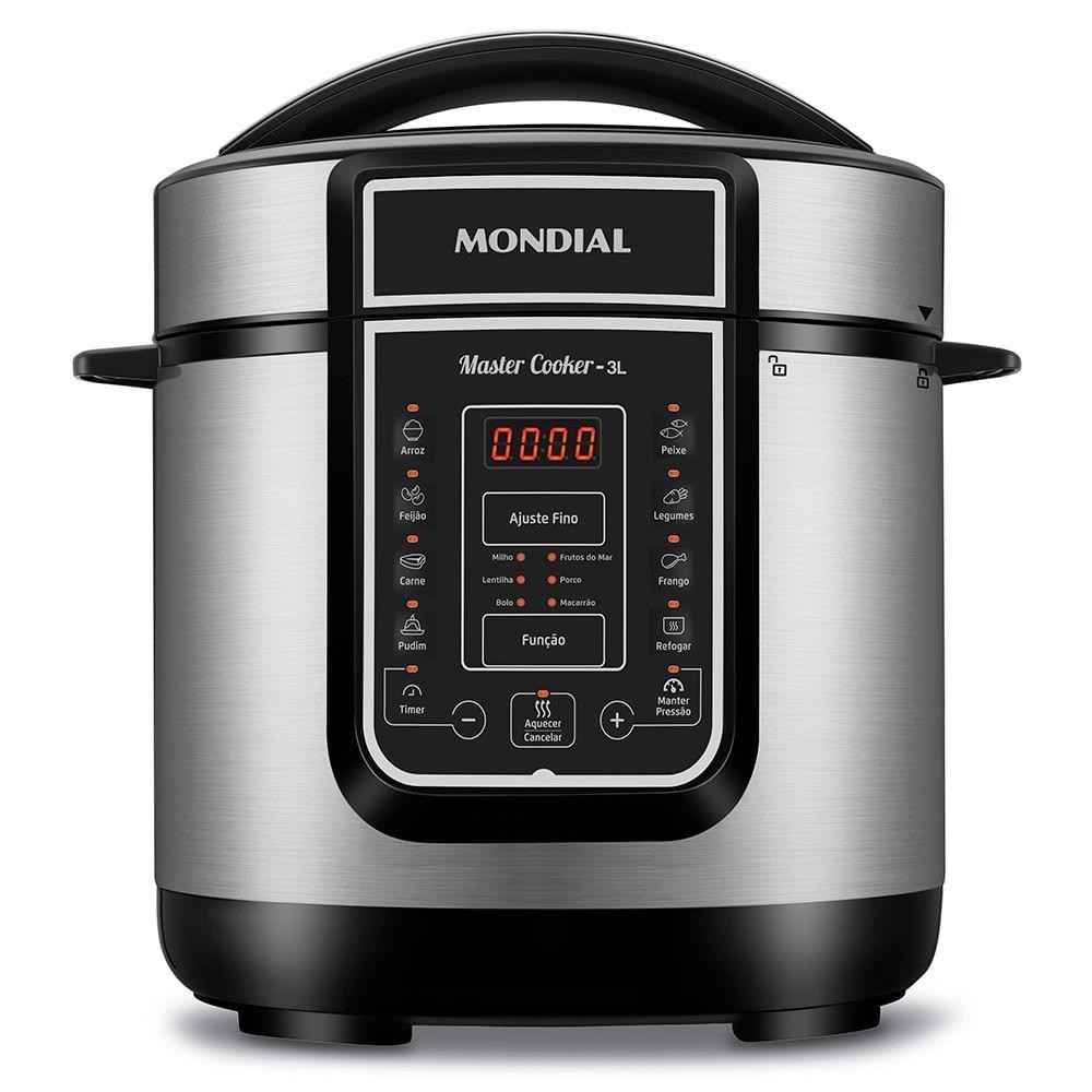 Panela De Pressão Elétrica Mondial Digital 220v preto