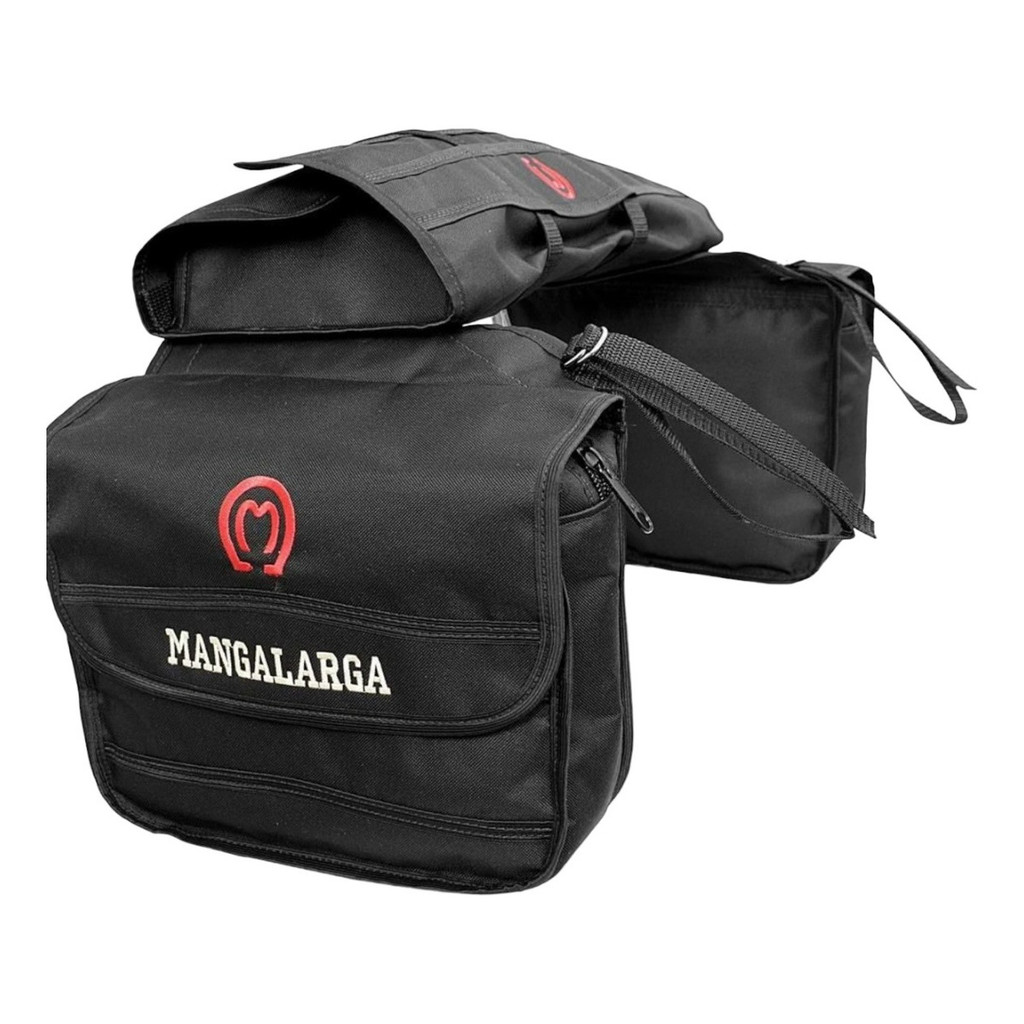 Alforge Com Porta Capa Mangalarga Para Sela Arreio Cavalo