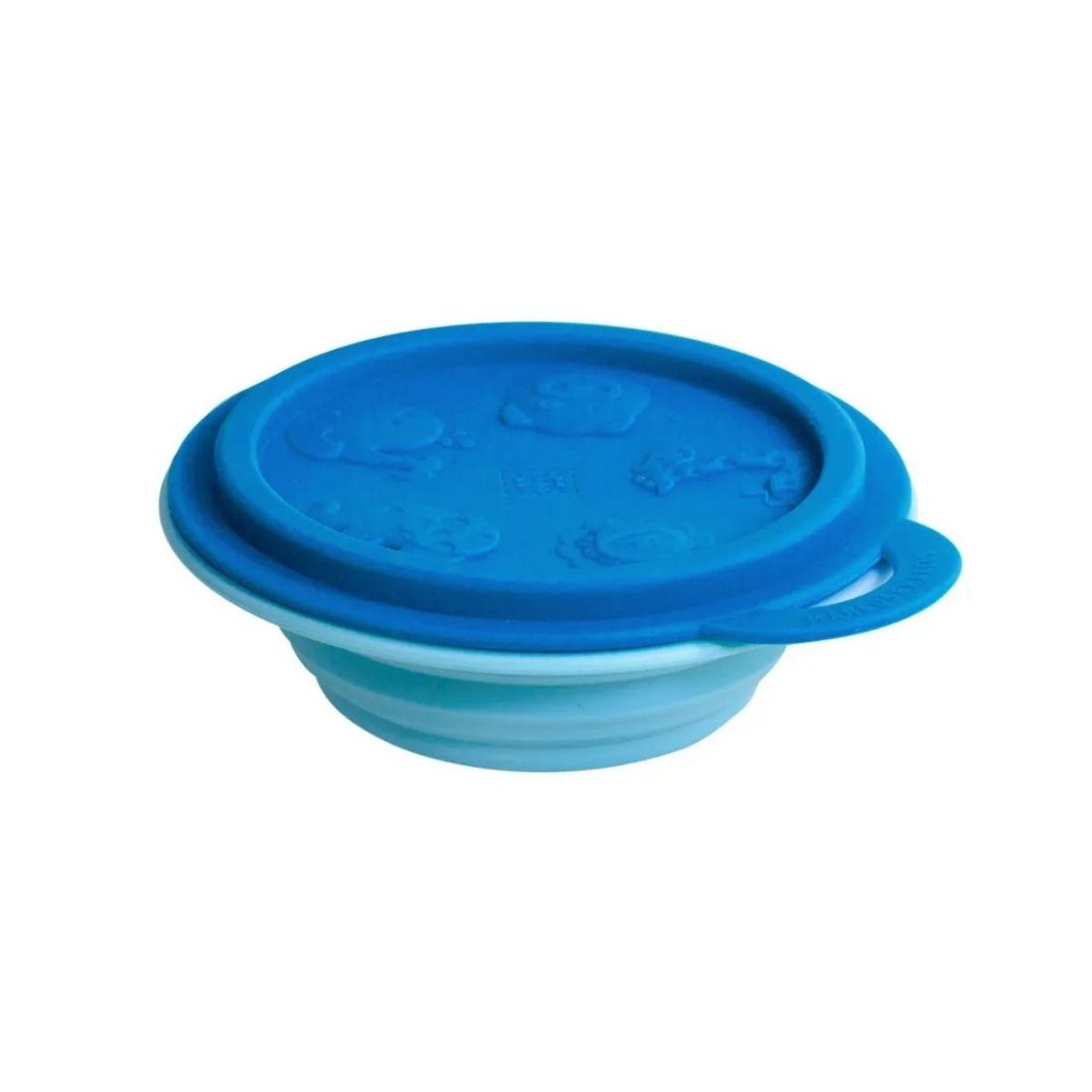Tigela Silicone P/ Criança Hipopótamo Lucas Marcus & Marcus