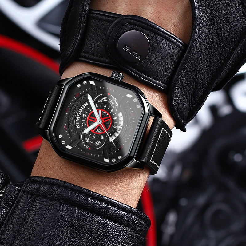 KIMSDUN Marca Relógio Masculino Relógio Estudante Moderno À Prova D 'Água Luminoso Relógio Masculino Relógio De Quartzo