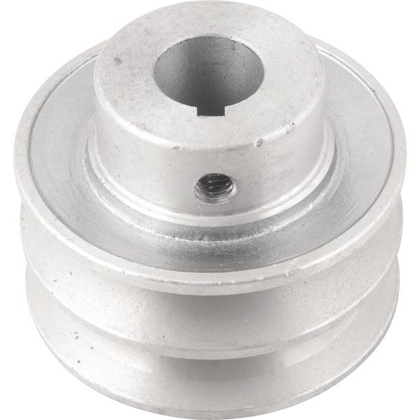 Polia Alumínio 2 Canais Perfil A 70mm com Furo 3/4 Vonder