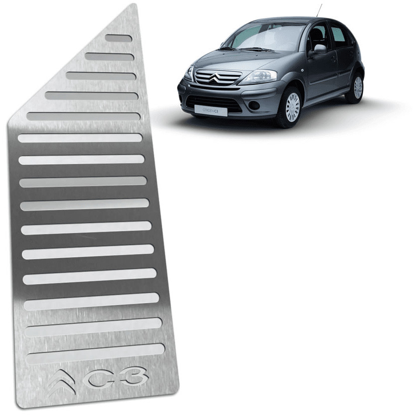 Descanso de Pé Citroen C3 03/12 - Aço Inox em Oferta na Shopee