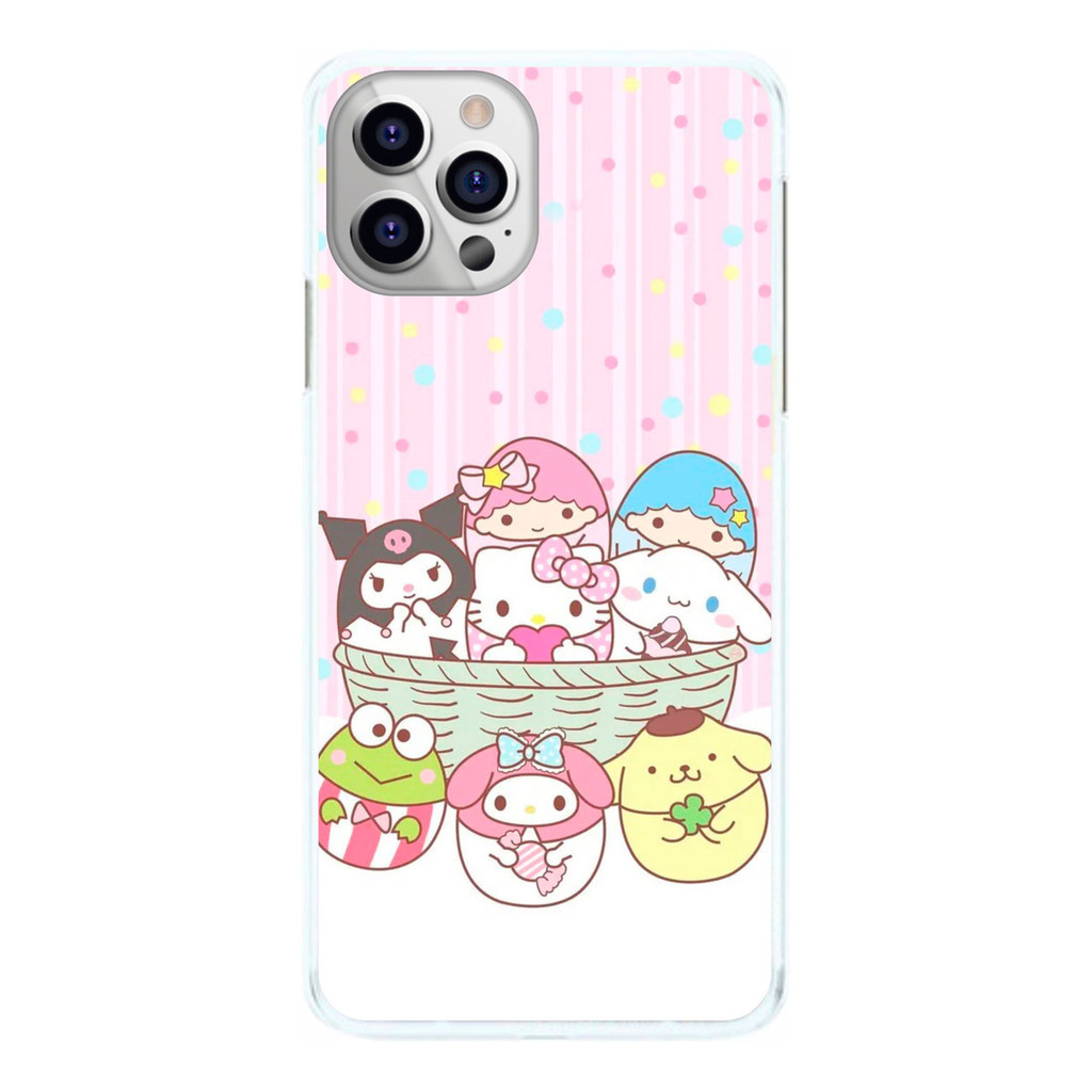 Capinha Kuromi With Hello Kitty And Friends Capa de Celular