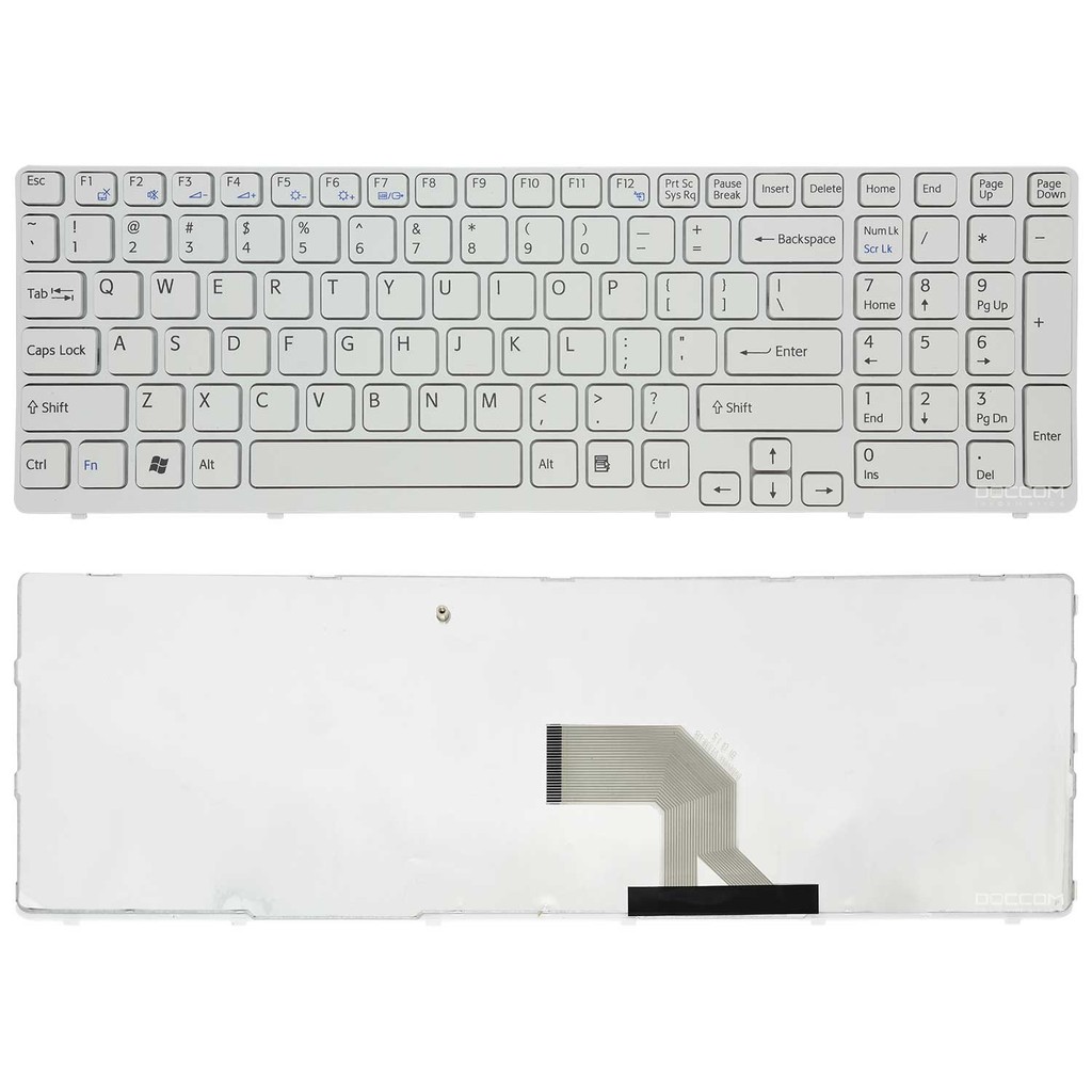 Teclado Compatível Sony Vaio SVE15114FXS 149095811BR SVE15117FJW SVE151290X SVE151D11X SVE151G13T SVE15114FJP SVE1511L1E