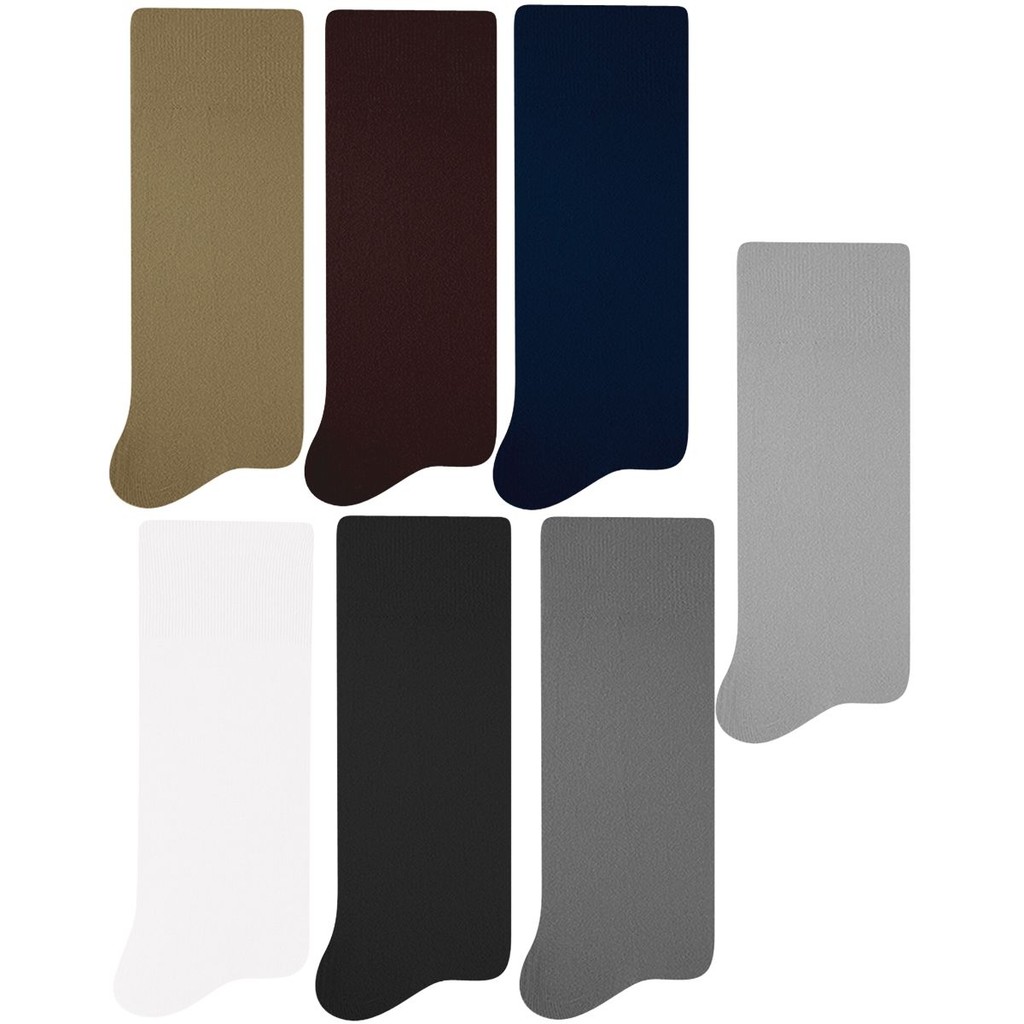 Kit 3 Pares Meias Selene Social 3030-001 100% Poliamida Cano Longo