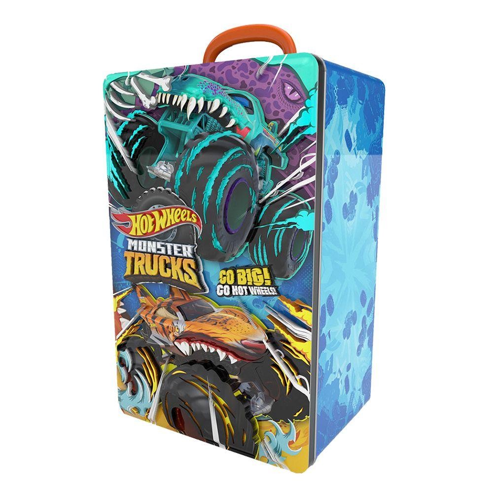 Hot Wheels Maleta Monster Truck - Fun Divirta-se em Oferta na Shopee