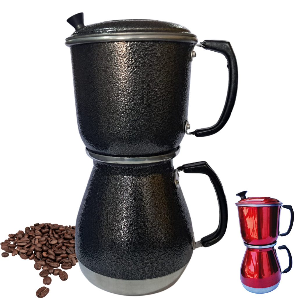Cafeteira Italiana a Vapor Manual 1,6 Litros Alumínio Extra Cafeteira Brasileira Econômica Prática
