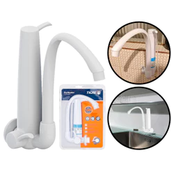 Purificador Filtro Torneira Para Parede Bica Móvel Acabamento Fosco Branco Tigre