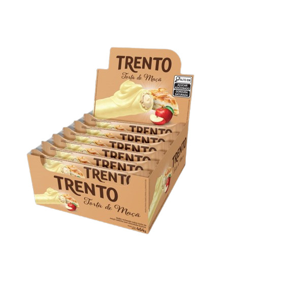 Chocolate Trento Torta De Maçã Com 16 Unidades De 29g - Food & Beverages