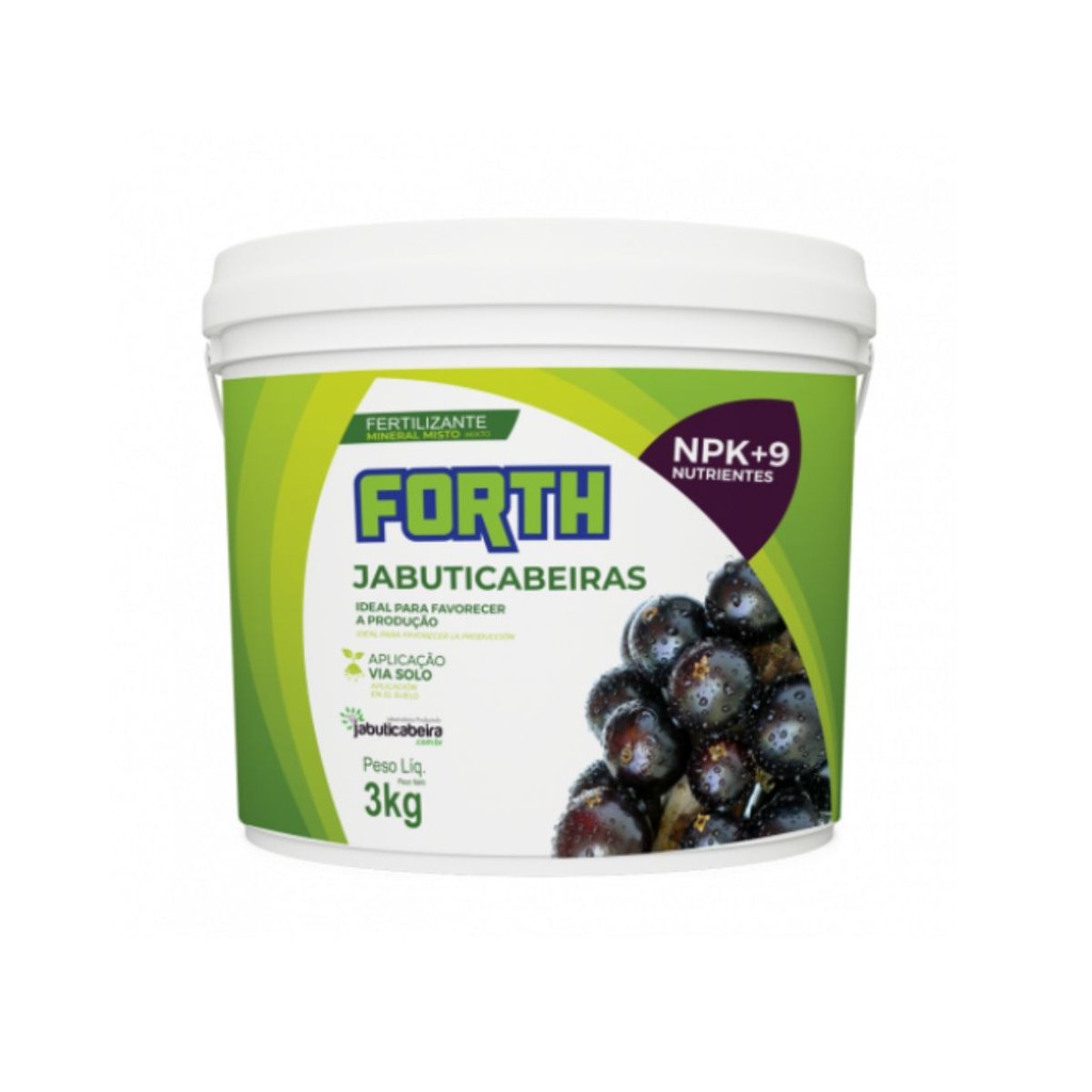 Fertilizante Forht Jabuticabeira Balde 3kg Frutas - Home & Living