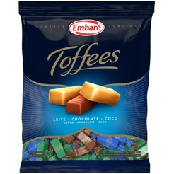 Bala Caramelo Toffees Sortido Embaré 600g