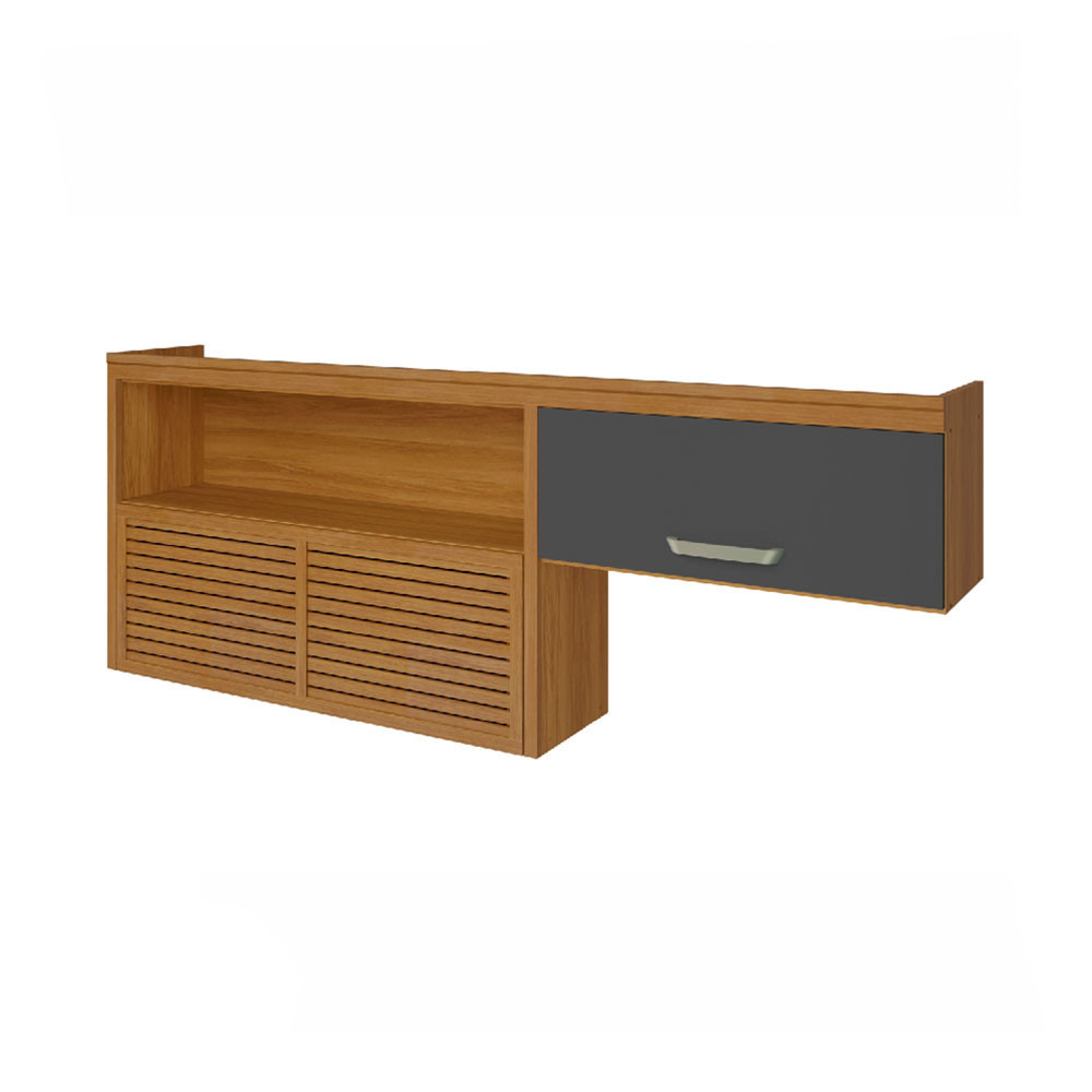 Armário Modular 2 Portas Nicho Ripado Nesher Princesa 200cm Mdf em Oferta na Shopee