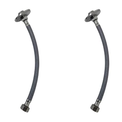 Kit 2 Engate Mangueira Flexível Trançado 30cm Alta Pressão