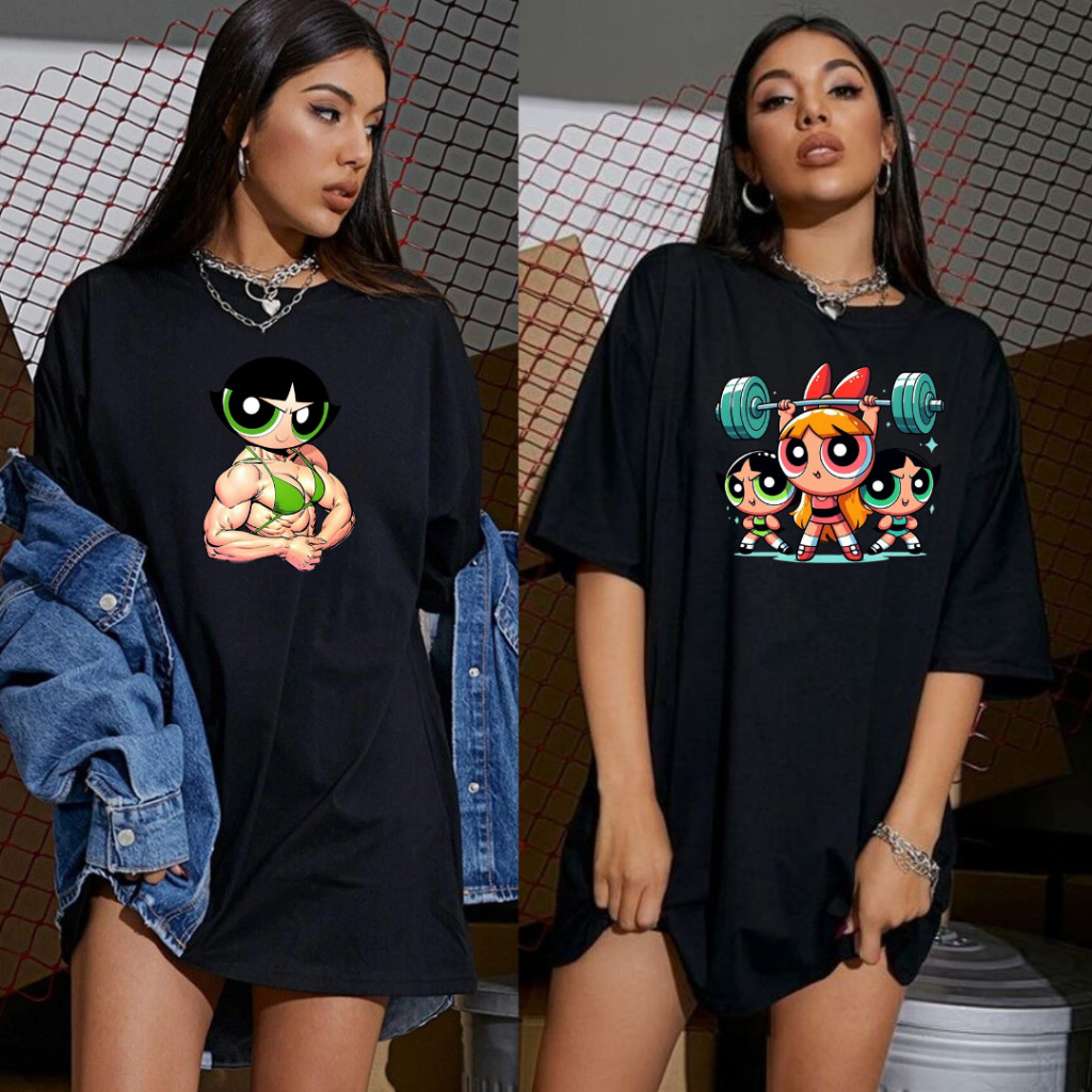 Kit 2 Blusas Academia Feminina Camiseta Treino Crossfit Corrida Poderosas Super