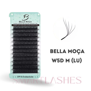 Cílios Bella Moça W5D Curv. M PRETO 0,07mm em Oferta na Shopee