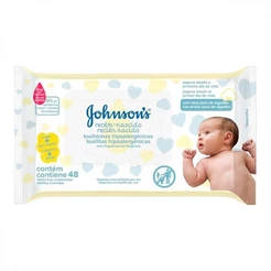 Toalhinhas Umedecidas Johnsons Baby Recém Nascido C/48Un