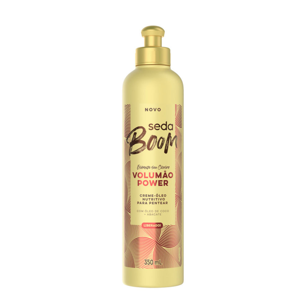 Creme Para Pentear Seda Boom Volumão Power 350ml - Beauty