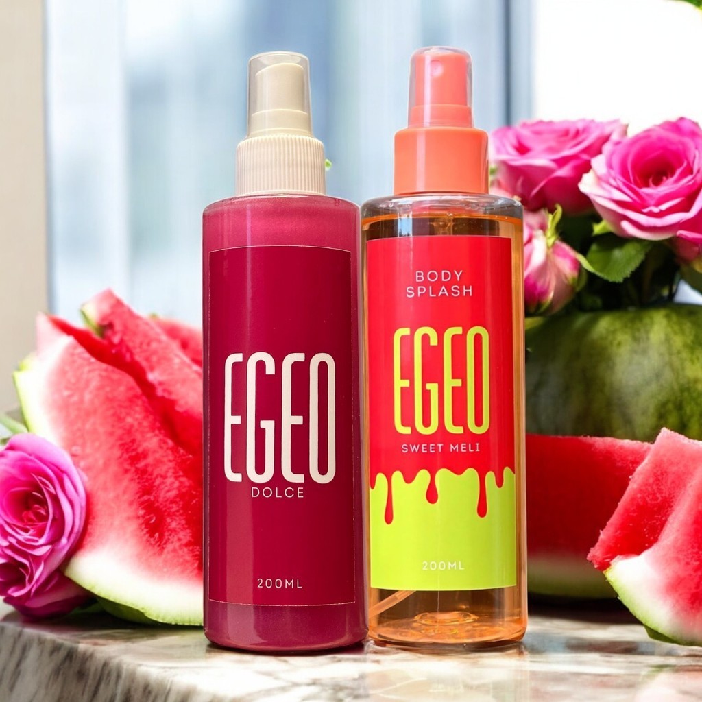 VERÃO 2025! Kit Body Splash -  Egeo Dolce 200ml + Egeo Melancia 200ml