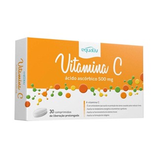 Equaliv Vitamina C 500mg 30 Comprimidos Liberação Prolongada em Oferta na Shopee