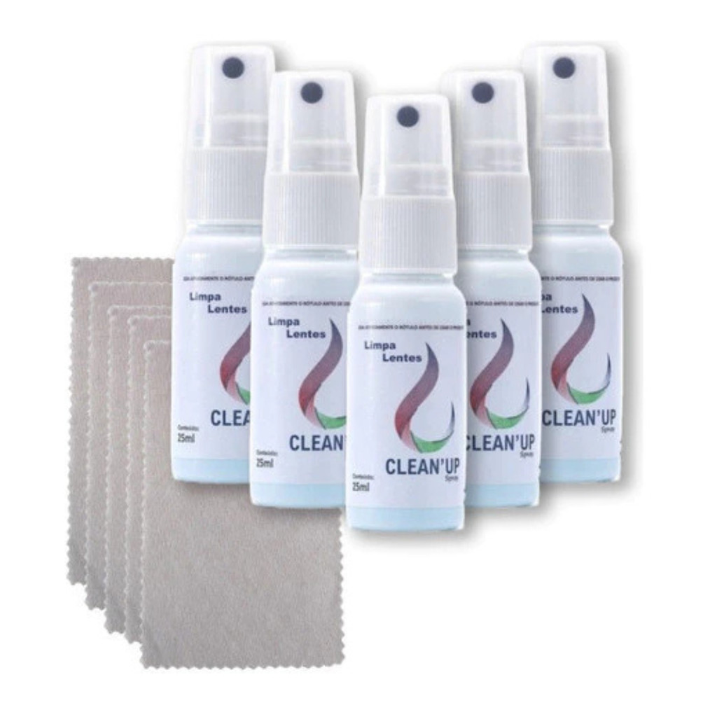 Kit Limpa Lentes Óculos Telas Celular Note  Flanelas Clean Up Brilha Lentes em Oferta na Shopee