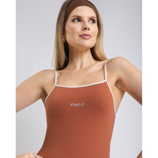 Macaquinho Bicolor em Poliamida para academia Alça fina Zero Transparência em Oferta na Shopee