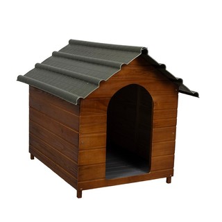 Casa Casinha De Cachorro com Telhado Ecológico Gigante N6 Cor Cerejeira