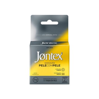 Preservativo Camisinha Jontex Pele Com Pele - 2 Unidades em Oferta na Shopee