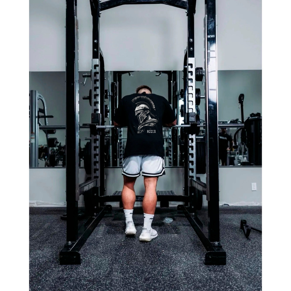 Camiseta Oversized Spartano Musculação Grande Algodão Streetwear Treino Academia