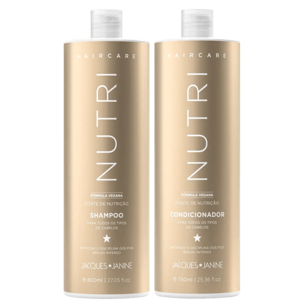 Jacques Janine Hair Care Kit Shampoo 800ml + Condicionador 750ml Nutri