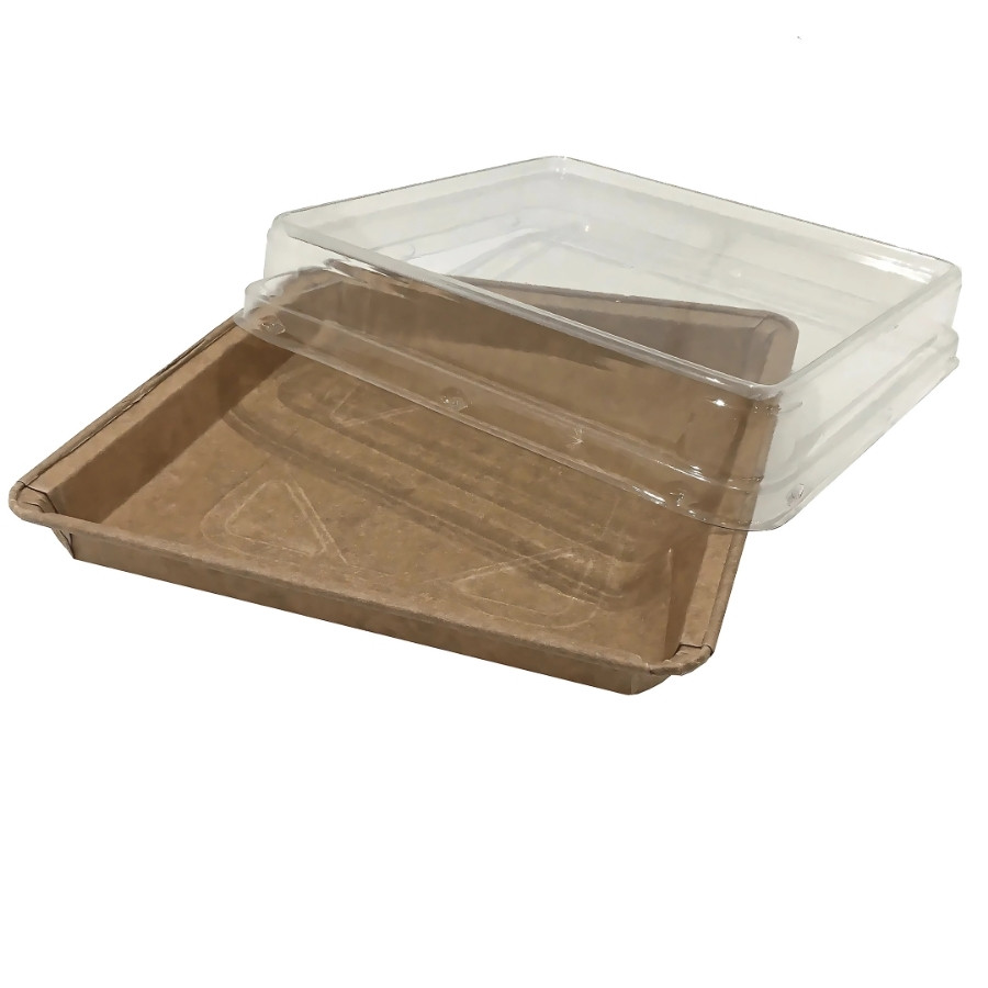 Forma Pie Quadrada com Tampa - 16x1,5x16cm - 5 unidades - Ecopack - Rizzo em Oferta na Shopee