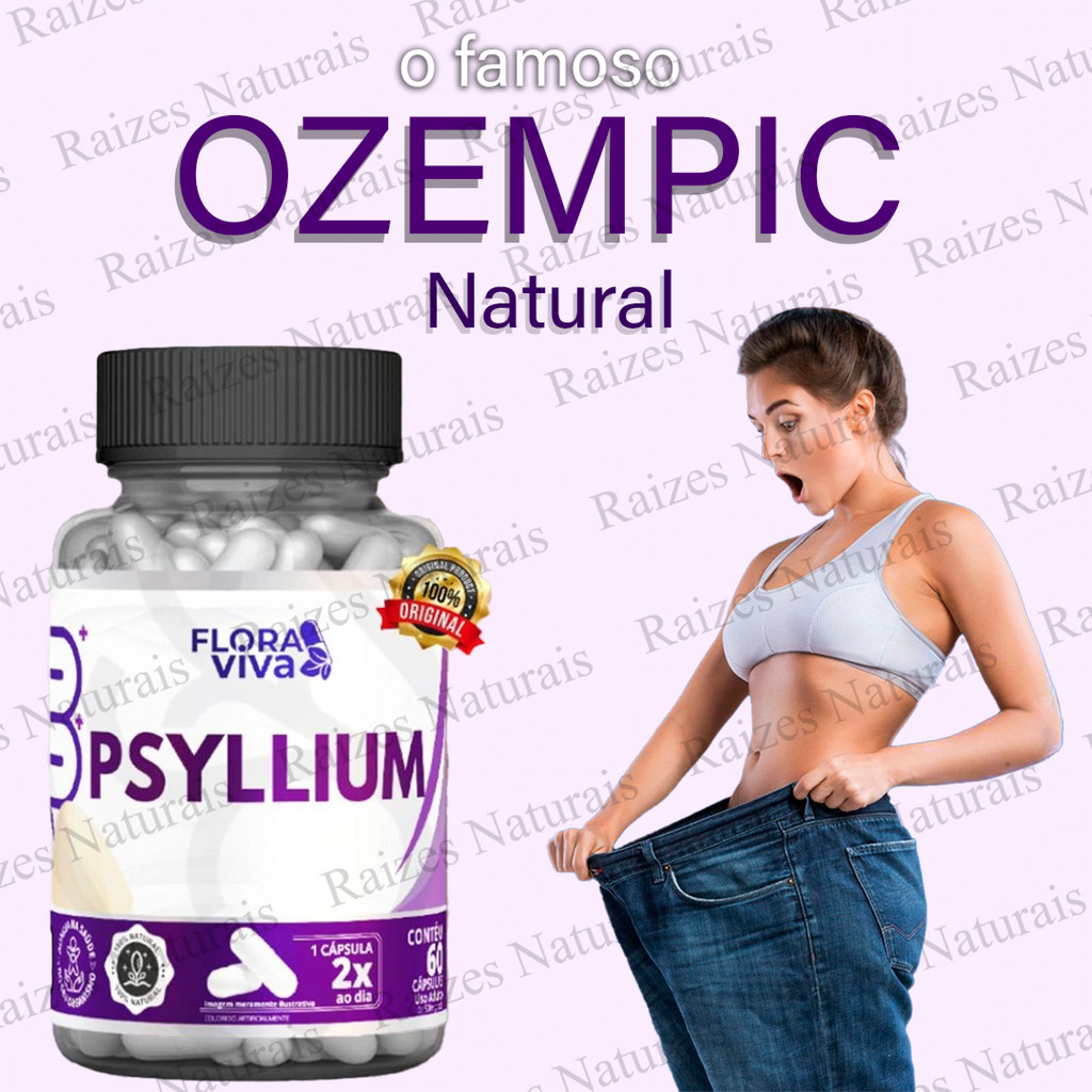 PSYLLIUM | ORIGINAL  | Suplemento Alimentar | 500mg em Oferta na Shopee