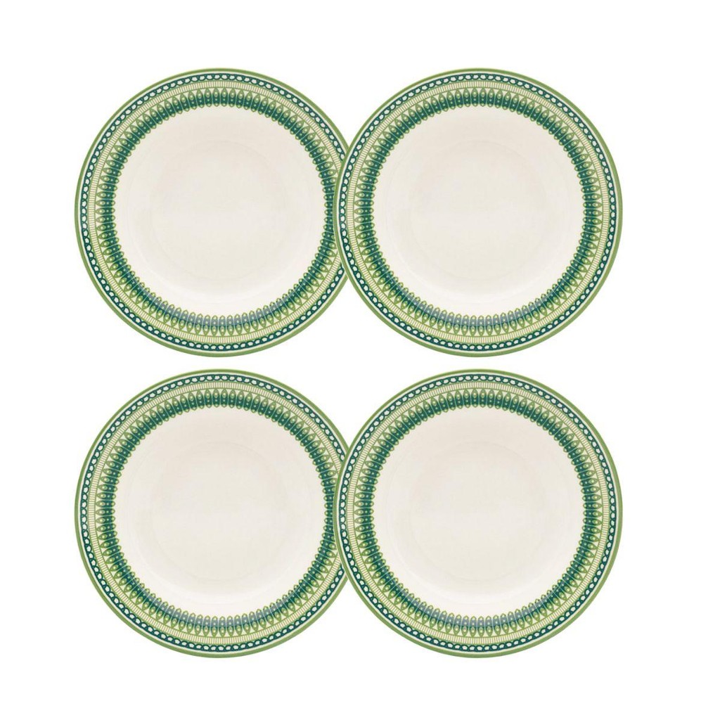 Jogo de 4 Pratos Sobremesa 18 Cm Donna Campestre em Oferta na Shopee