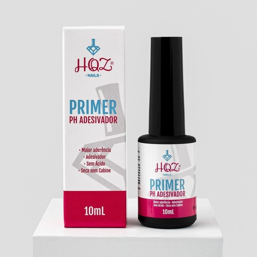 Primer PH Adesivador HQZ Nails 10ml Unhas Acrigel Fixadora em Oferta na Shopee